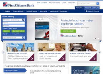 What online services does First Citizens Bank offer?